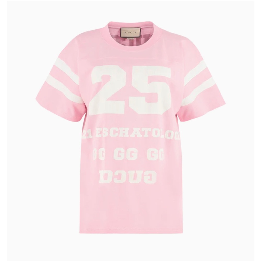 pink Gucci shirt